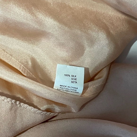 Halston Heritage Peack Pink Silk Off shoulder Flounce Ruffle Mini dress 6 - Picture 8 of 10